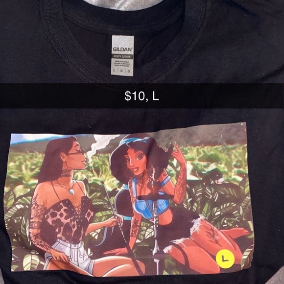 Jasmine x Pocahontas Tee - Picture 1 of 1